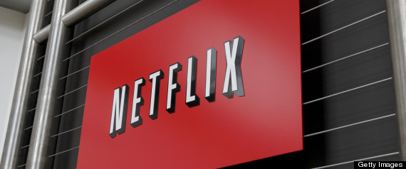 The Netflix company logo is seen at Netf